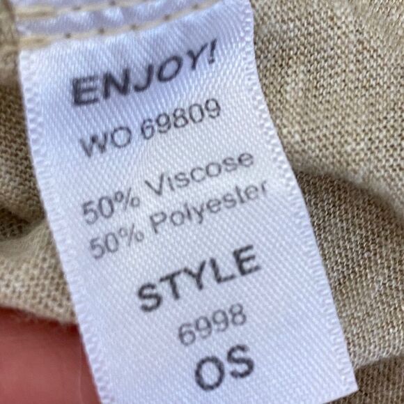 Michael Stars Racerback Scoop neck top beige OS - Picture 7 of 7